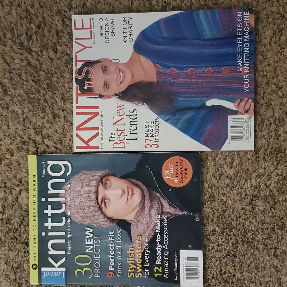 Knitting magazines